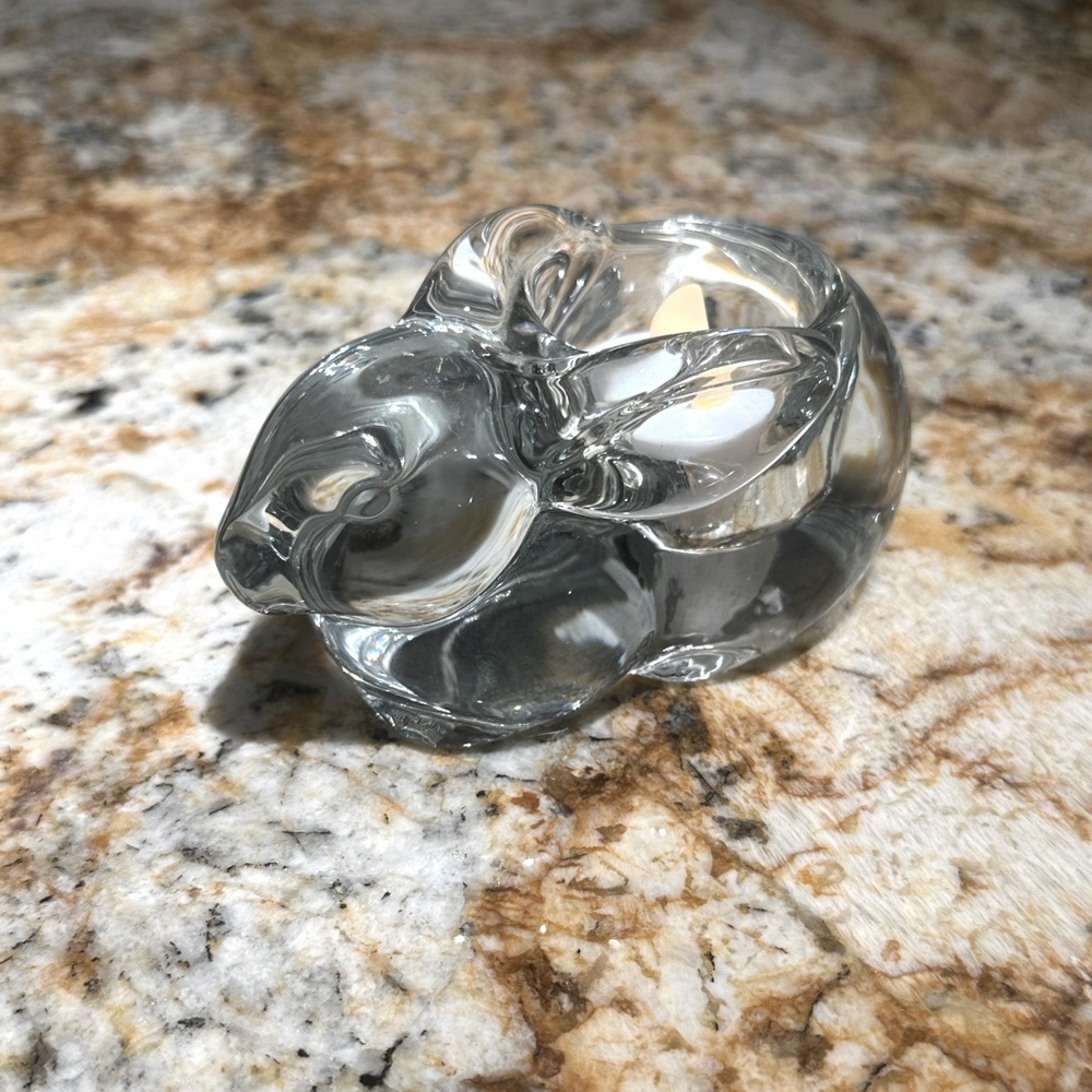 Indian Glass Bunny Tea Light Holder